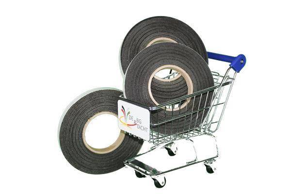 Derz sızdırmazlık bandı 11/3-7 mm, siyah, 4,4 m Derz sızdırmazlık bandı 11/3-7 mm, siyah, 4,4 m