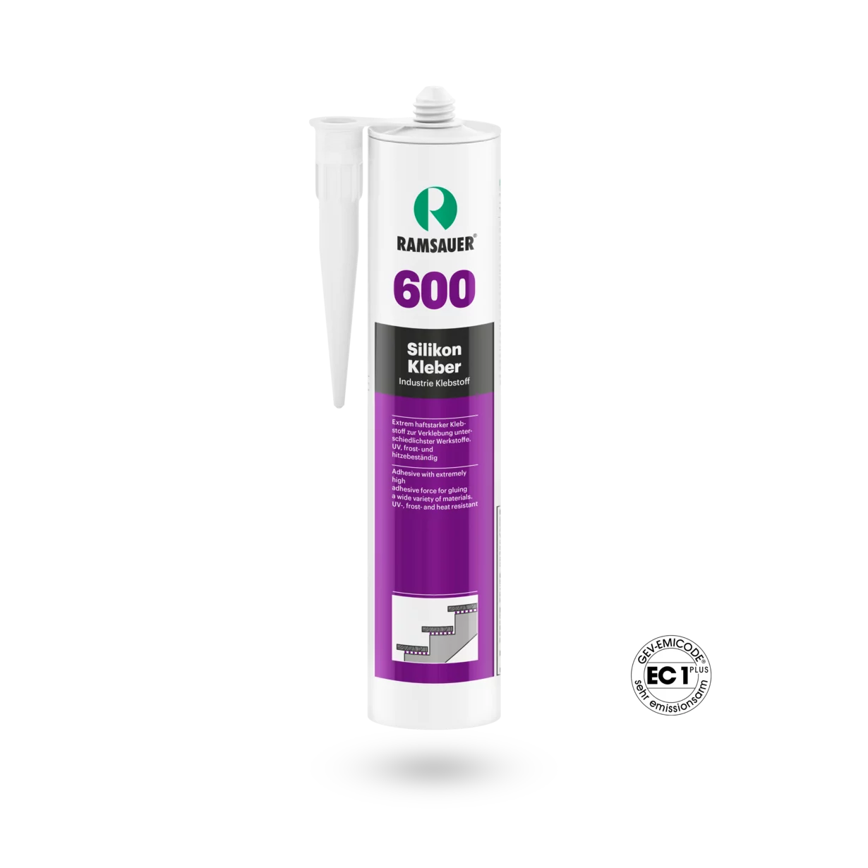 Ramsauer 600 silikon yapıştırıcı 310 ml Ramsauer 600 silikon yapıştırıcı 310 ml