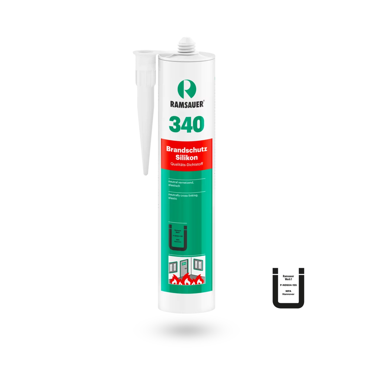 Ramsauer 340 yangın koruma silikonu, 310 ml Ramsauer 340 yangın koruma silikonu, 310 ml