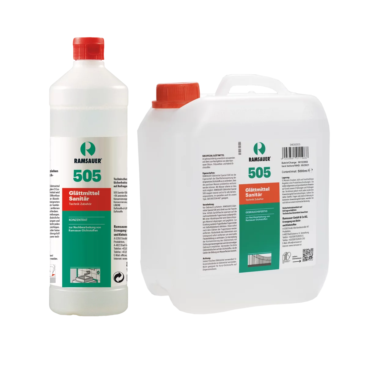 Ramsauer 505 Pürüzsüzleştirici hijyenik madde 1000 ml Ramsauer 505 Pürüzsüzleştirici hijyenik madde 1000 ml