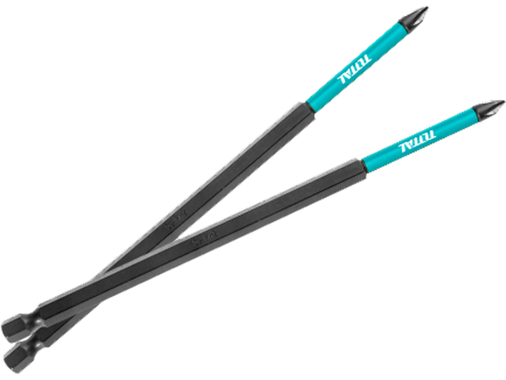 Total Darbeli tornavida uçları, 150 mm, S2, 10'lu set, sanayi, S2 Total Darbeli tornavida uçları, 150 mm, S2, 10'lu set, sanayi, S2