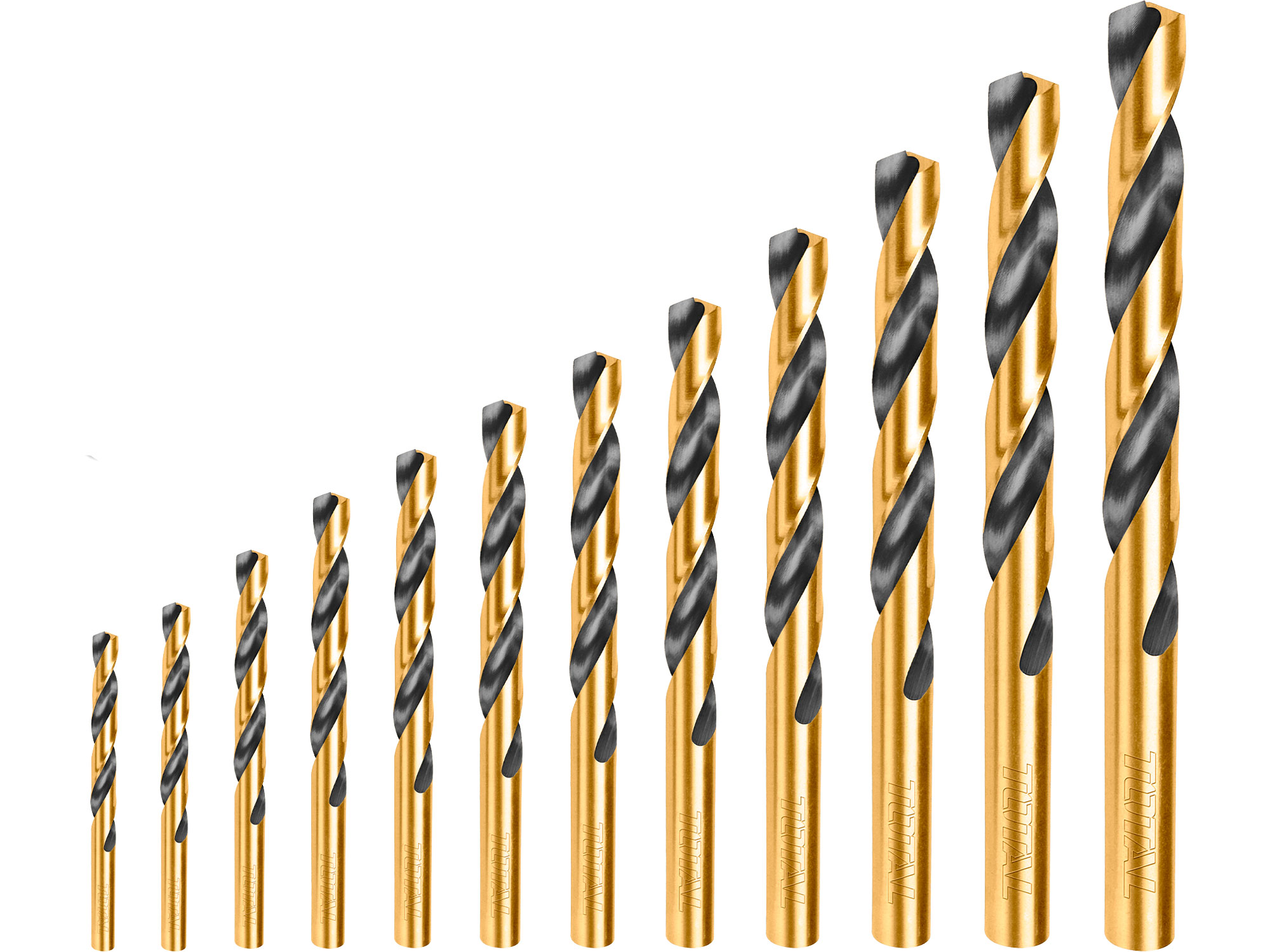 Metal için matkap uçları, 12'li set, HSS Metal için matkap uçları, 12'li set, HSS