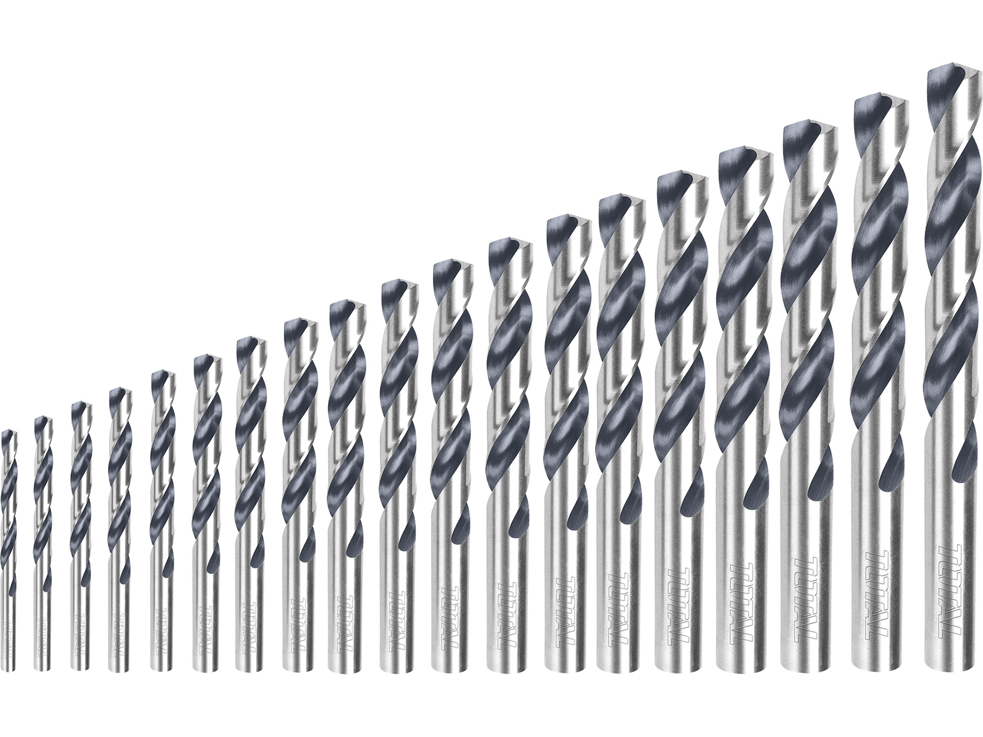 Metal için matkap uçları, 19 parça seti, HSS Metal için matkap uçları, 19 parça seti, HSS