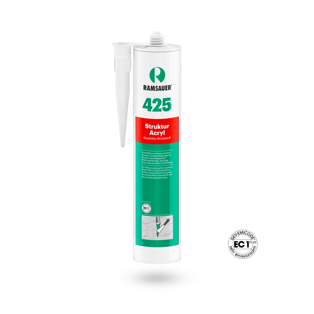 Ramsauer 425 Dokulu akrilik kaba, 310 ml, beyaz Ramsauer 425 Dokulu akrilik kaba, 310 ml, beyaz