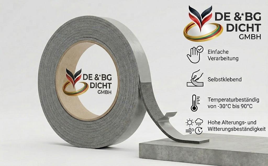 Derz sızdırmazlık bandı 80/7-12 mm, gri, 4m