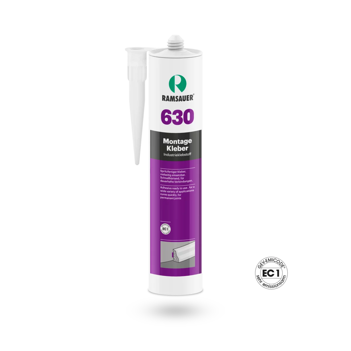 Ramsauer 630 Montaj yapıştırıcısı, beyaz, 310 ml Ramsauer 630 Montaj yapıştırıcısı, beyaz, 310 ml