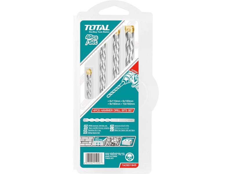 SDS Plus beton delme ucu, 4'lü set SDS Plus beton delme ucu, 4'lü set