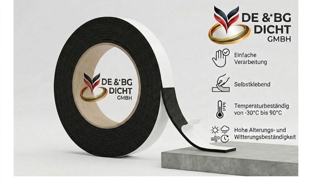 Derz sızdırmazlık bandı 30/5-10 mm, siyah, 5,6 m